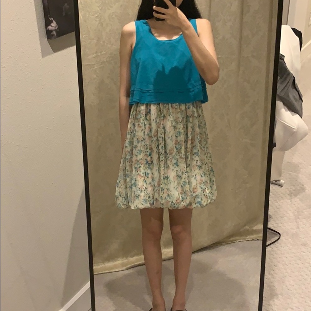 Blue dress
